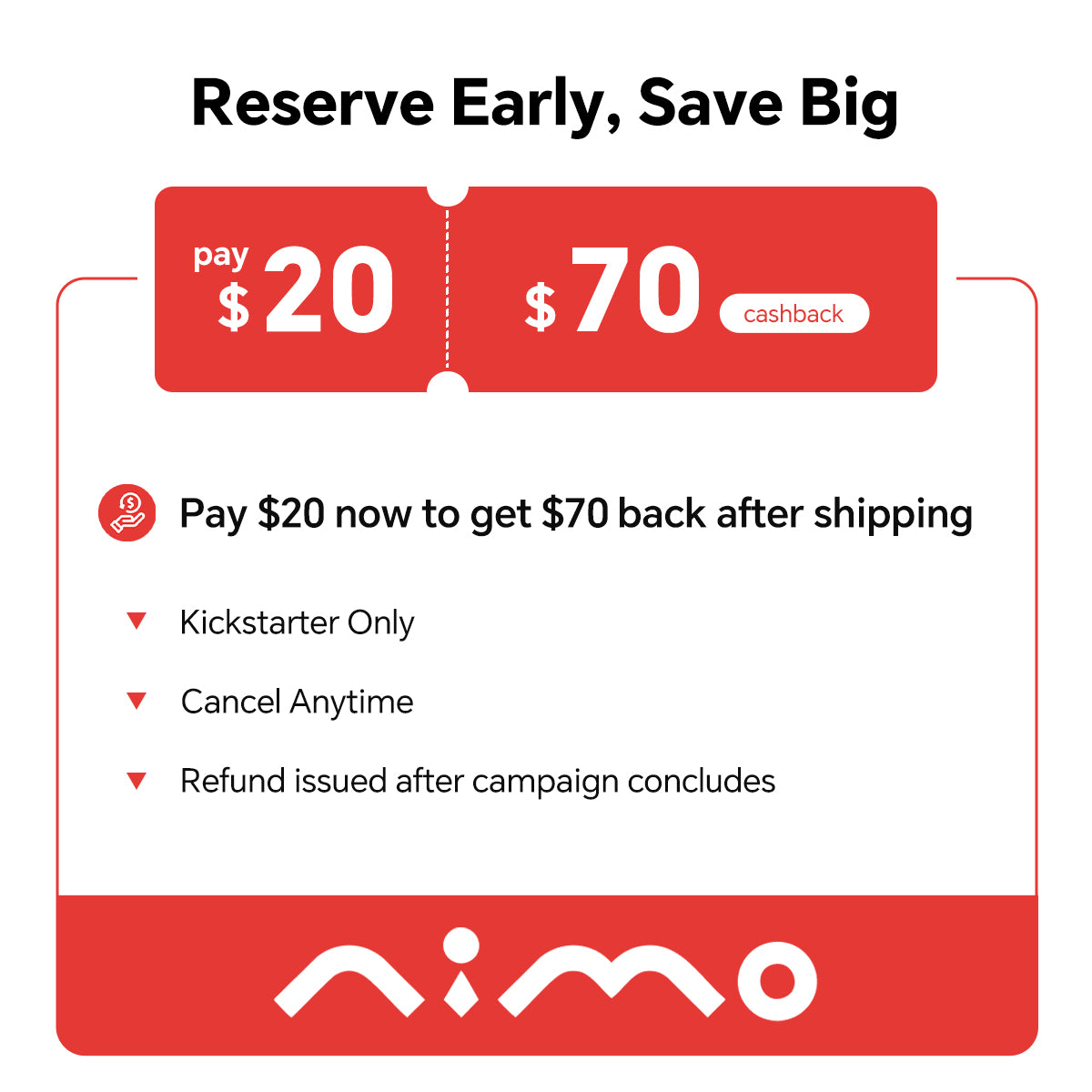 Óculos ópticos NIMO HOLO — Reserva com depósito