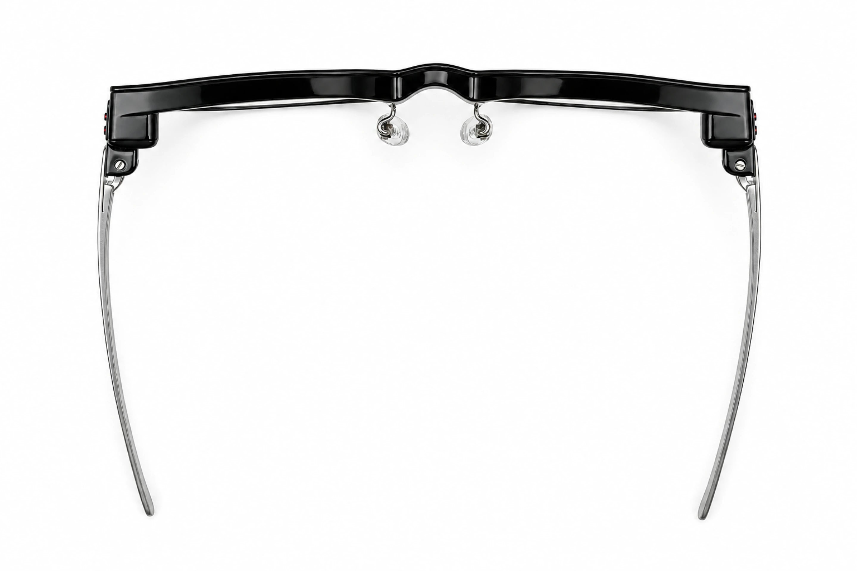 Top view of NIMO's natural eight-degree inward face-form